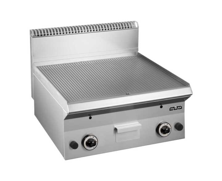Fry-Top a gás placa fenda 60 cm aço rectificado GFT665R