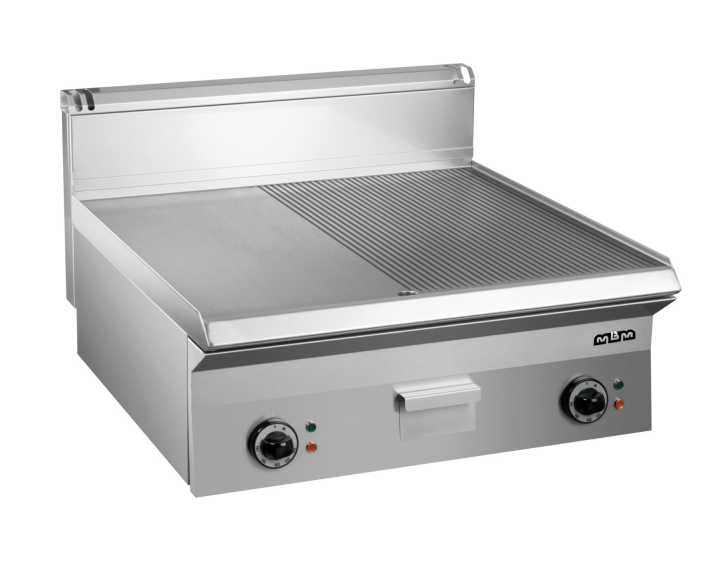 Fry-Top eléctrico 100 cm placa com fenda lisa EFT1065LR