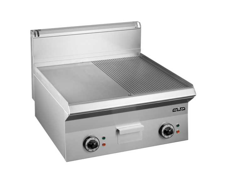Fry-Top eléctrico placa rectificada lisa 60 cm EFT665L