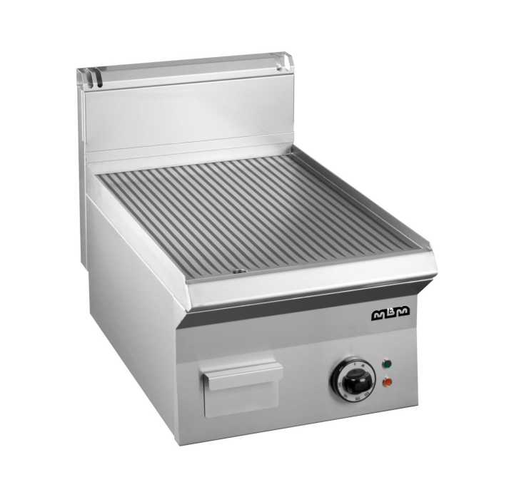 Fry-Top eléctrico placa fenda 40 cm aço rectificado EFT465R
