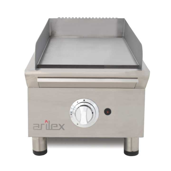 Fry-Topa gás 40 cm aço rectificado 40FRYGRN