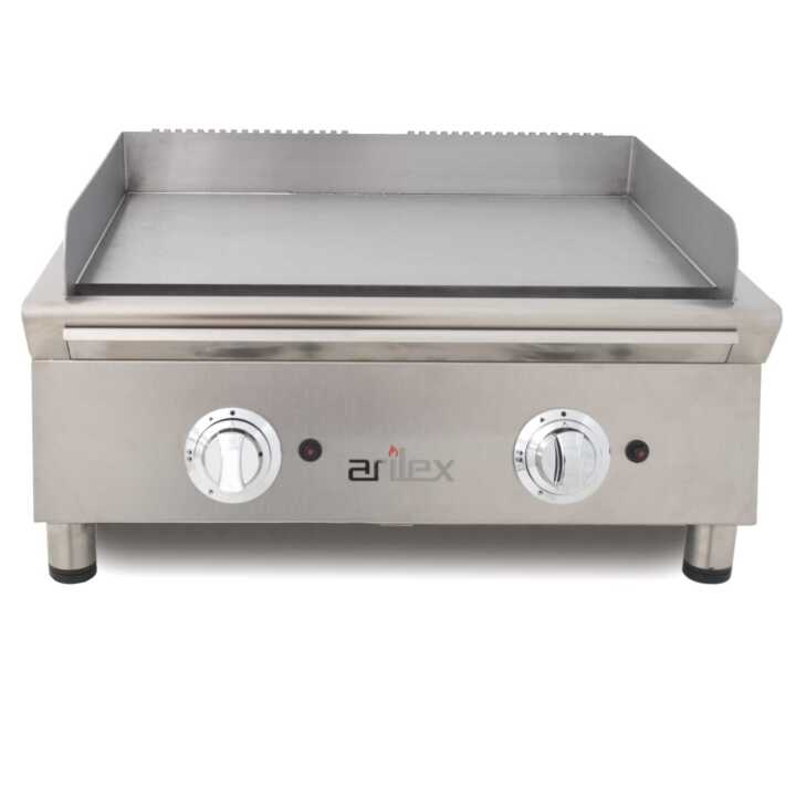 Fry-Topa gás 70 cm aço rectificado 70FRYGRN