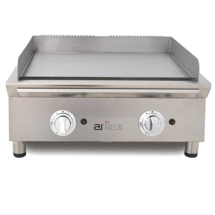 Fry-Topa gás 70 cm aço rectificado 70FRYGRN