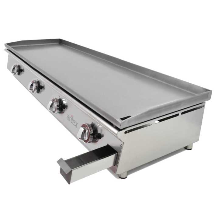 Placa de grelhar a gás 120cm - aço laminado 120PGLN