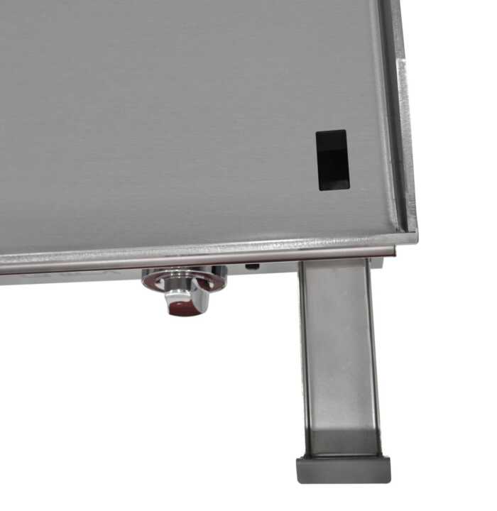 Placa de grelhar a gás 60 cm - aço laminado  60PGLN