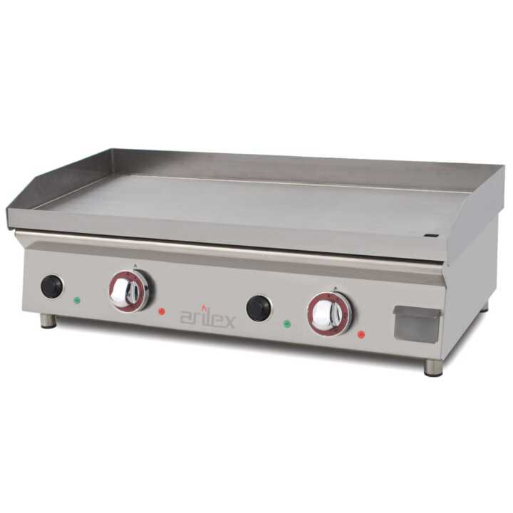 Placa de grelhar eléctrica -80 cm em aço rectificado  80PERN