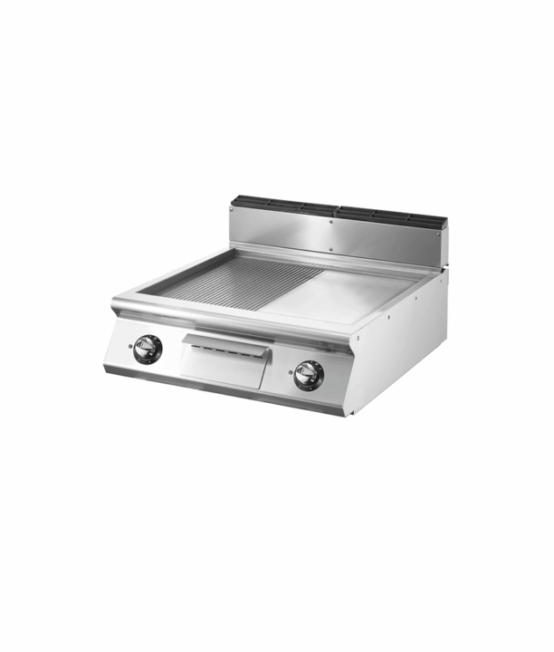 Fry Top elétrico placa mista cromoduro - V9080FTREVCRT (L900)
