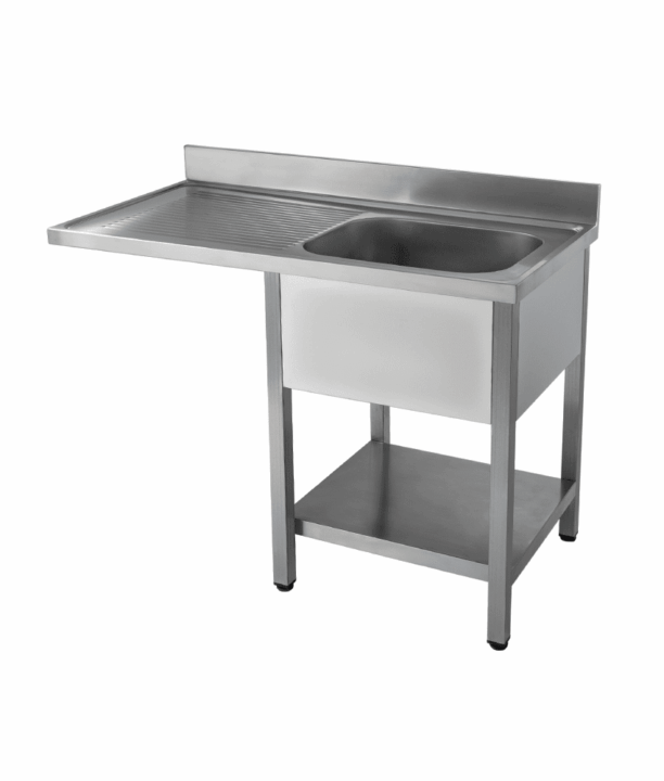Bancada lava louça 1 cuba L600