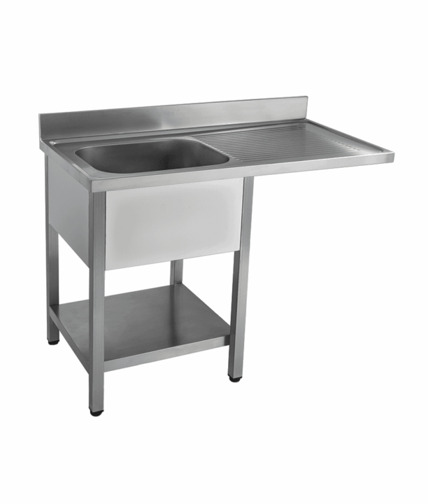 Bancada lava louça 1 cuba L600