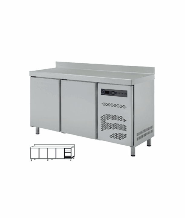 Bancada refrigerada L600, 4 portas TRS-250