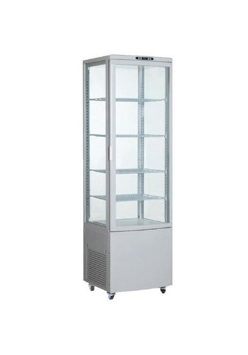 Vitrine Refrigerada Panorâmica 235L, 4 Faces Vidro