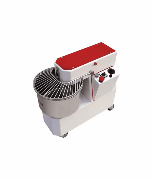 Amassadeira espiral 2V, cabeça e cuba fixa 22lts IF22 2V