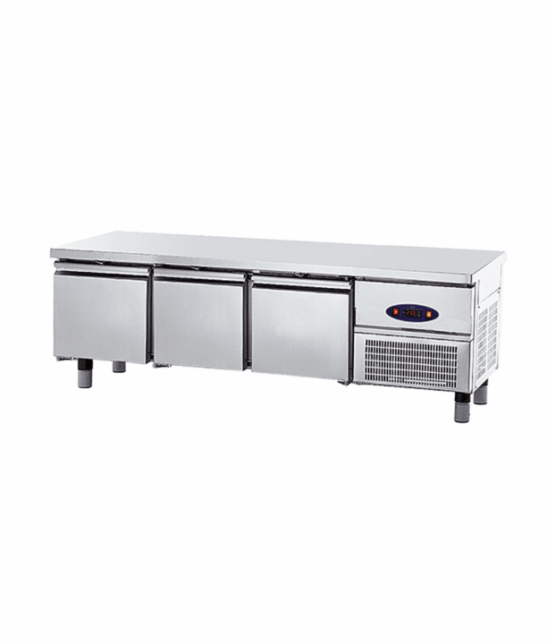 Mesa base refrigerada 3 gavetões HCE2016
