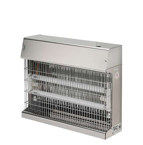 Eletrocutor de insetos em aço inox
