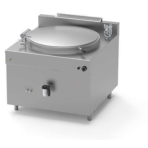 Marmita elétrica de 500 l, aquecimento indireto