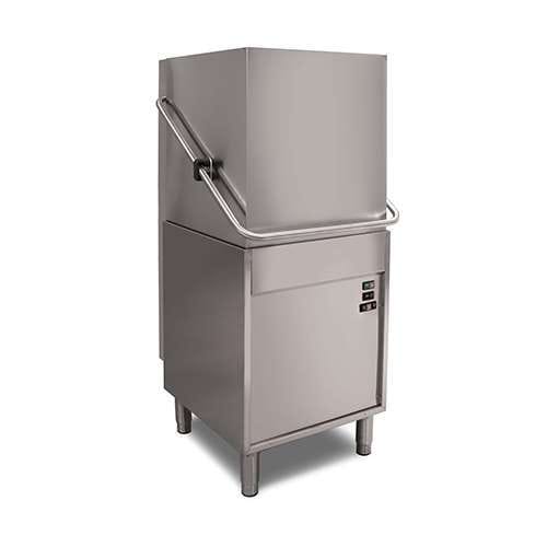 Máquina de lavar louça de capota, cesto 500x500 mm