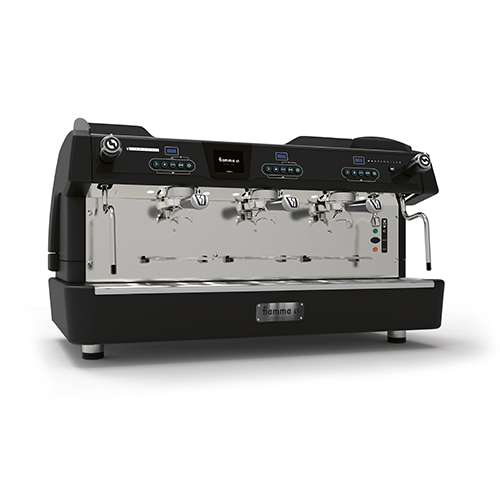Máquina de café espresso automática, 3 grupos - preto