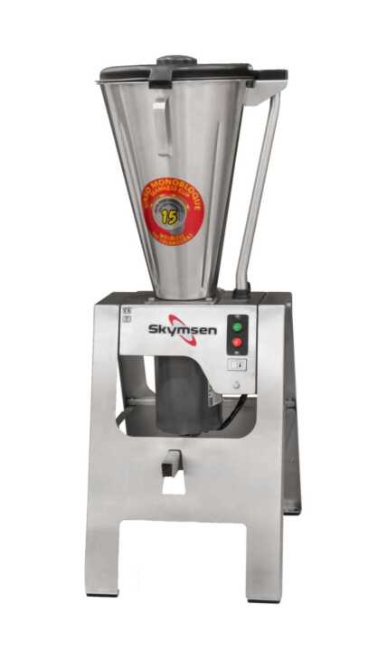 Liquidificador triturador capacidade 15 litros LAR-15LMB-HD - Aço inoxidável - baixa rotação - copo basculante