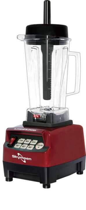 Liquidificador Supreme Blender BS2 -  Lâmina de 6 pontas - Eixo e acoplamentos de metal - rolamento em aço inox -  - Alta rotação