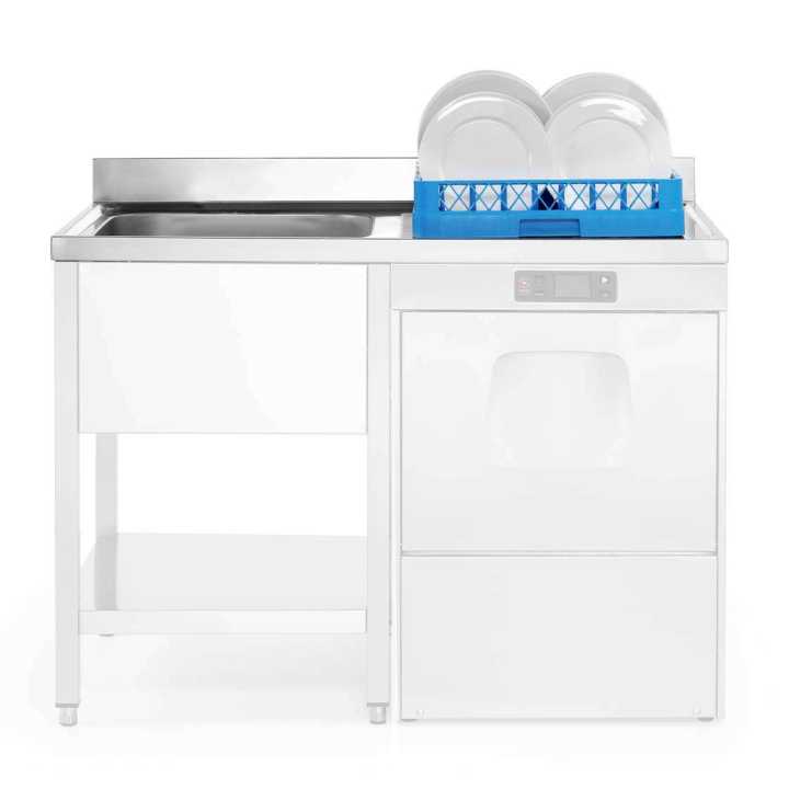 Lava-louça Inox com Escorredor 1800x600mm e Cuba Única