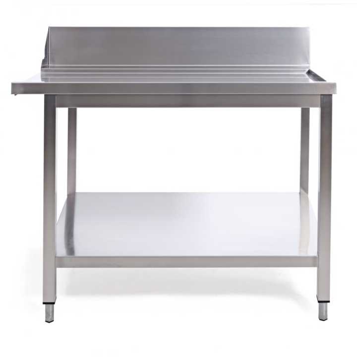 Mesa Lateral de Apoio para Máquina de Lavar Louça, Aço Inox 1200mm