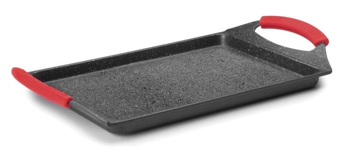 Prensa Grill Retangular Lisa Black Eco-Pedra