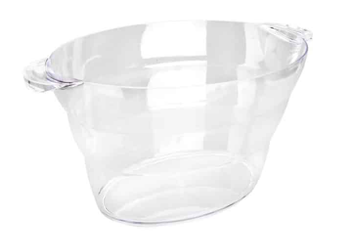 Balde de Gelo para Garrafas Acrílico Transparente