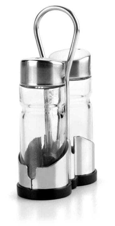 Jogo De Saleiro-Pimenteiro Basic Inox