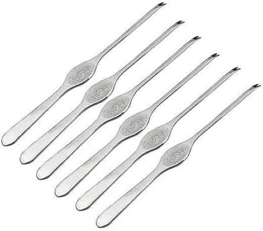 6 Espetos para Marisco Inox