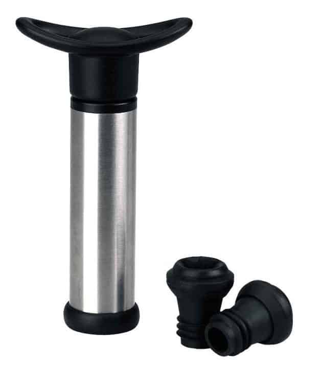 Bomba Saca Rolhas Manual de Vácuo Inox 18/10