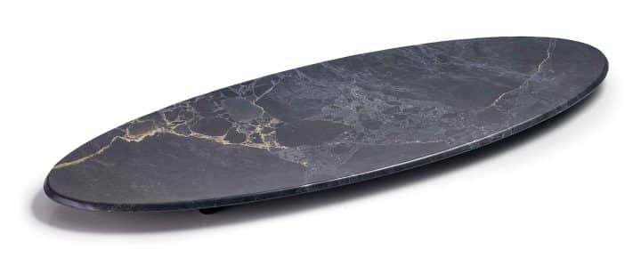 Travessa Oval Stone 65x26x3cm