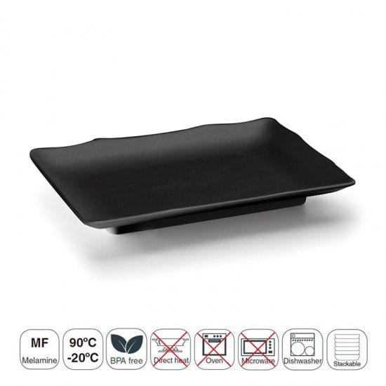 Travessa Retangular Black