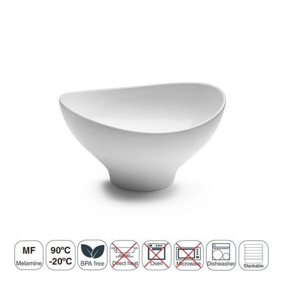 Tigela Oval 29x26 White Classic