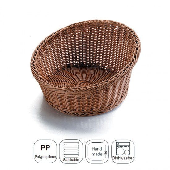 Cesta de Pão Marrom