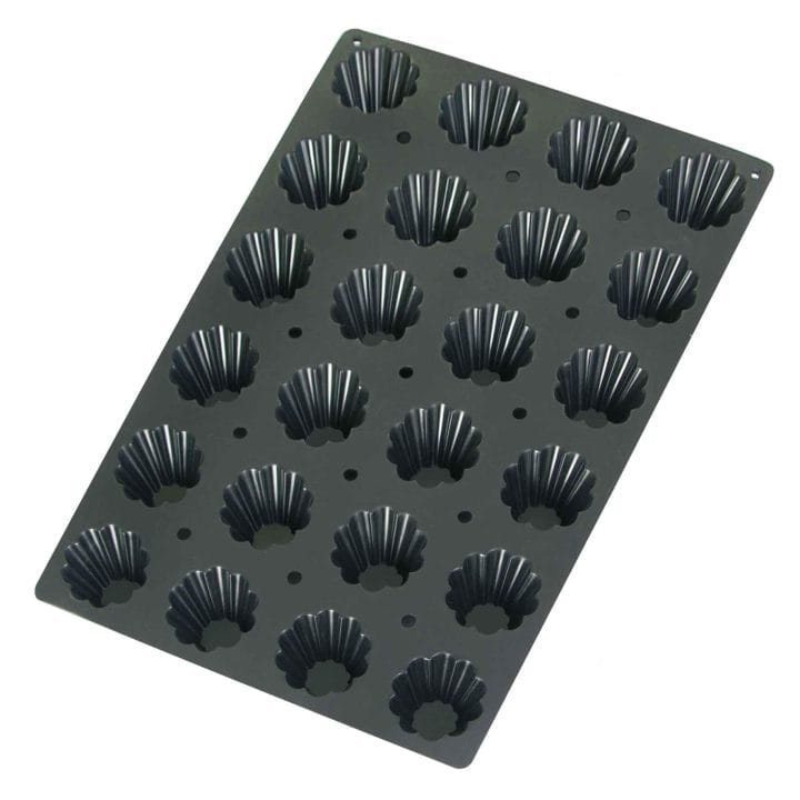 Molde Briochette 24 Cavidades Silicone Black
