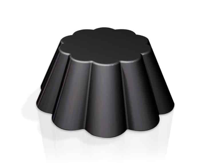 Molde Briochette 24 Cavidades Silicone Black