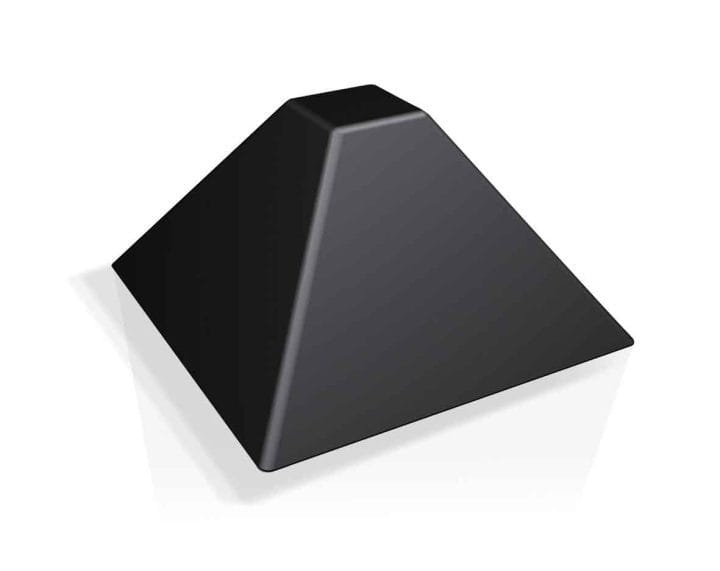 Molde Pirâmides 35 Cavidades Silicone Black