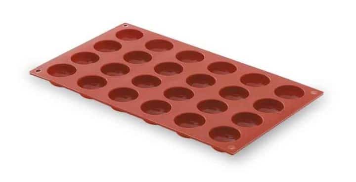 Molde Semi-Esférica 24 Cavidades Silicone Pastryflex