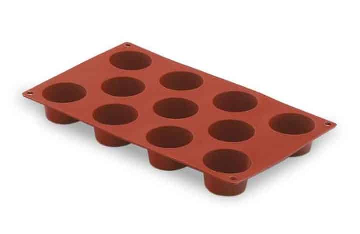 Molde Os Mini Muffin 11 Cavidades Silicone Pastryflex