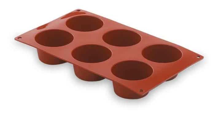 Molde Muffin 6 Cavidades Silicone Pastryflex