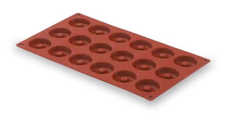 Molde Os Mini Savarin 15 Cavidades Silicone Pastryflex