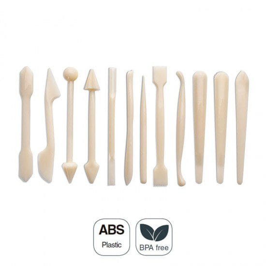Modelagem Decoração Fondant Pastelaria 12 Peças