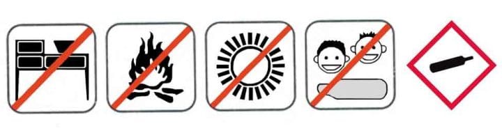 Cargas para Garrafa Sifão CO2