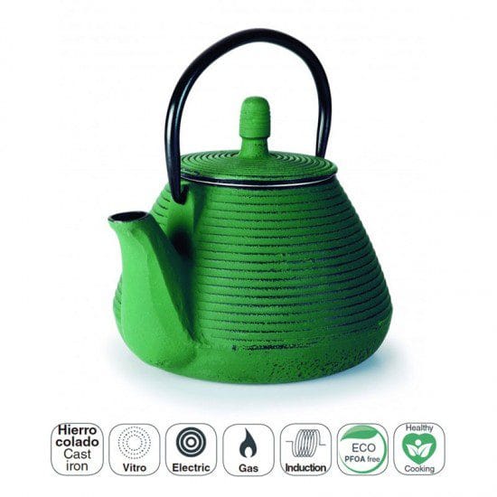 Chaleira Ferro Fundido 0,8 L Verde