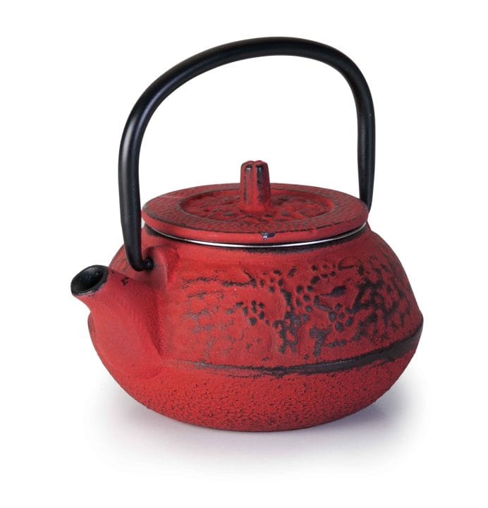 Chaleira Ferro Fundido 0,25 L Vermelha