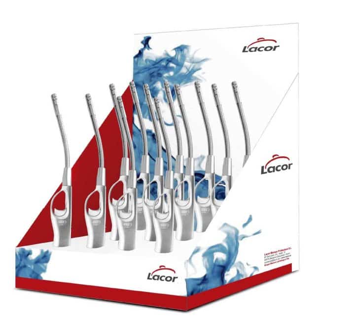 Caixa Display 12 Isqueiros de Gás Cano Flexível