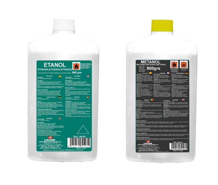 Garrafa 840 g Gel Combustível Etanol
