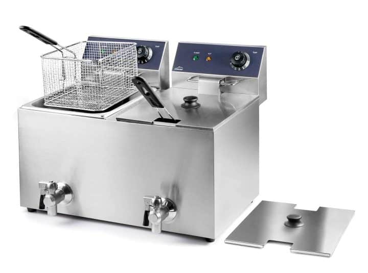 Fritadeira Elétrica Dupla Profissional com Torneira