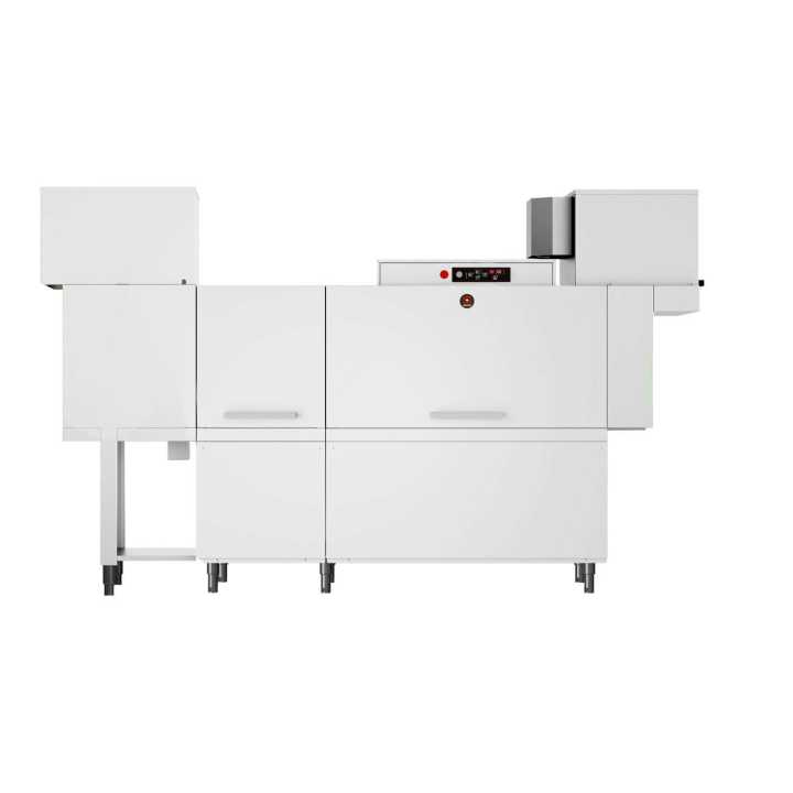 Máquina de Lavar Louça de Arrasto Contínuo 122/183 Cestos/Hora, 400V