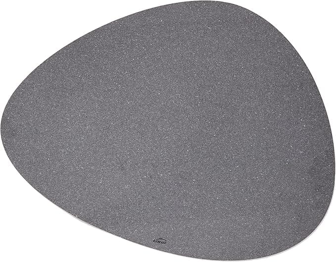 Toalha de Mesa Individual de Couro Antracite Lacor